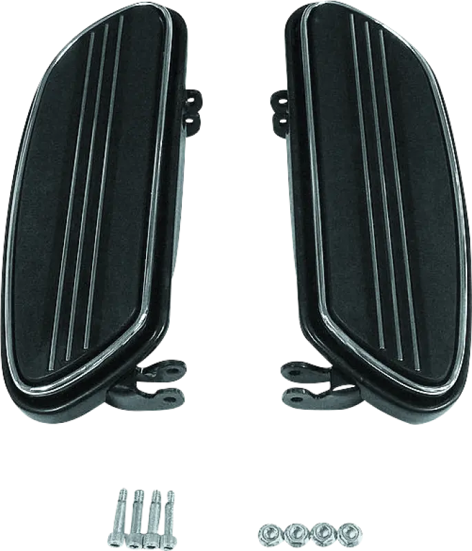 Bikers Choice 86-Up Flh Flt Black Extended Floorboard Kit 1