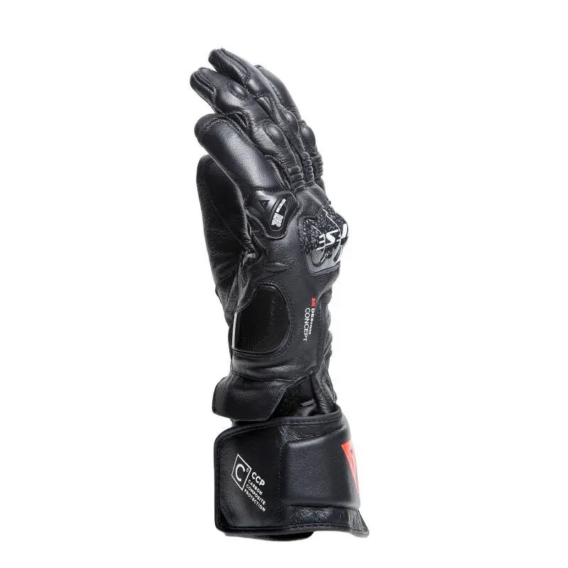 Dainese Carbon 4 Long Leather Gloves Black/Black/Black - Xs 2