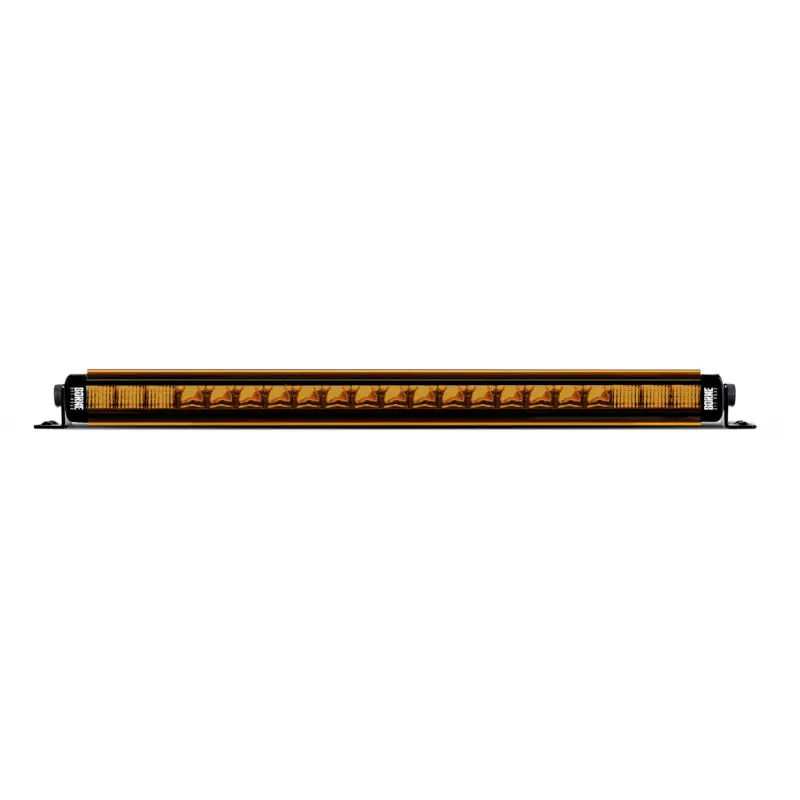 Borne Off-Road Light Bar Cover Single Row 20In Amber 1