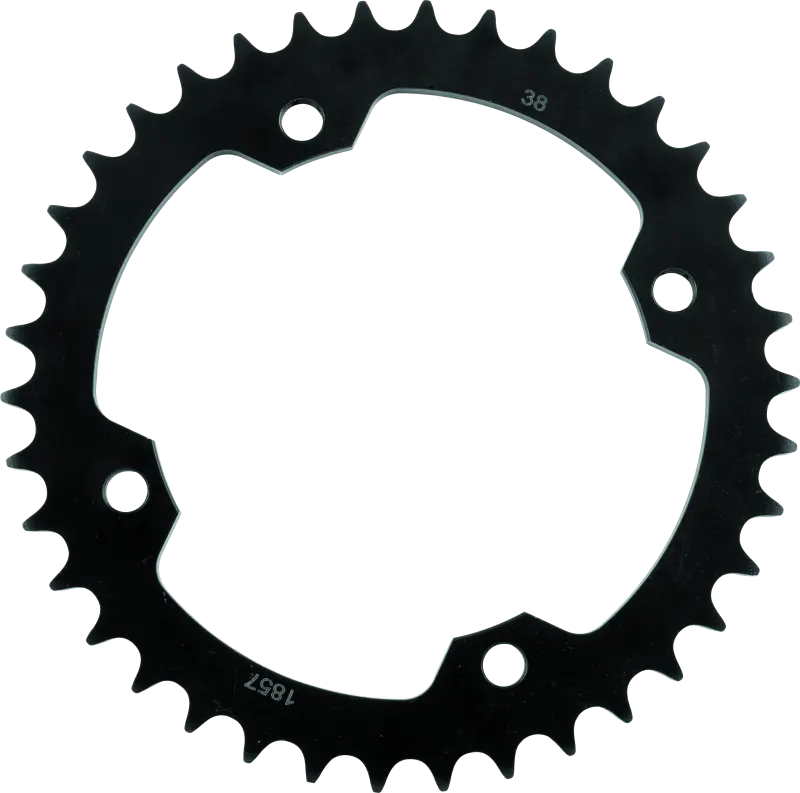 Bikemaster Yamaha Rear Steel Sprocket 520 42T - Black 1