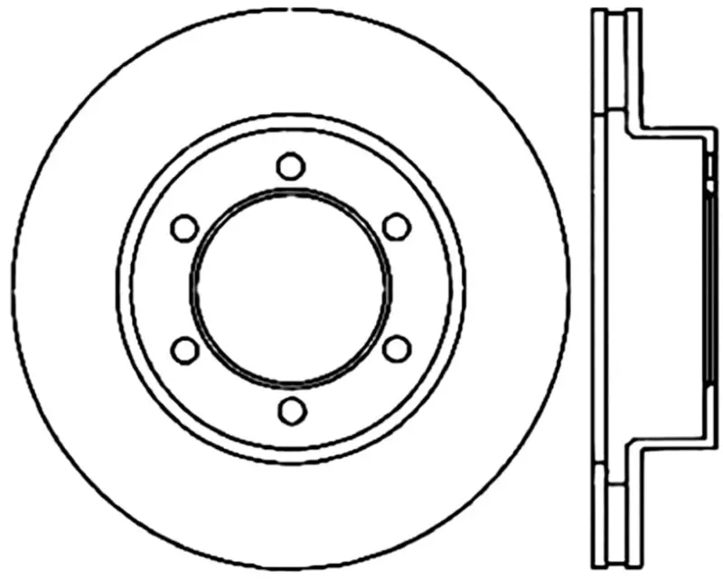 Stoptech Power Slot 01-07 Toyota Sequoia/00-06 Tundra Cryo Slotted Front Right Rotor Special Order 1