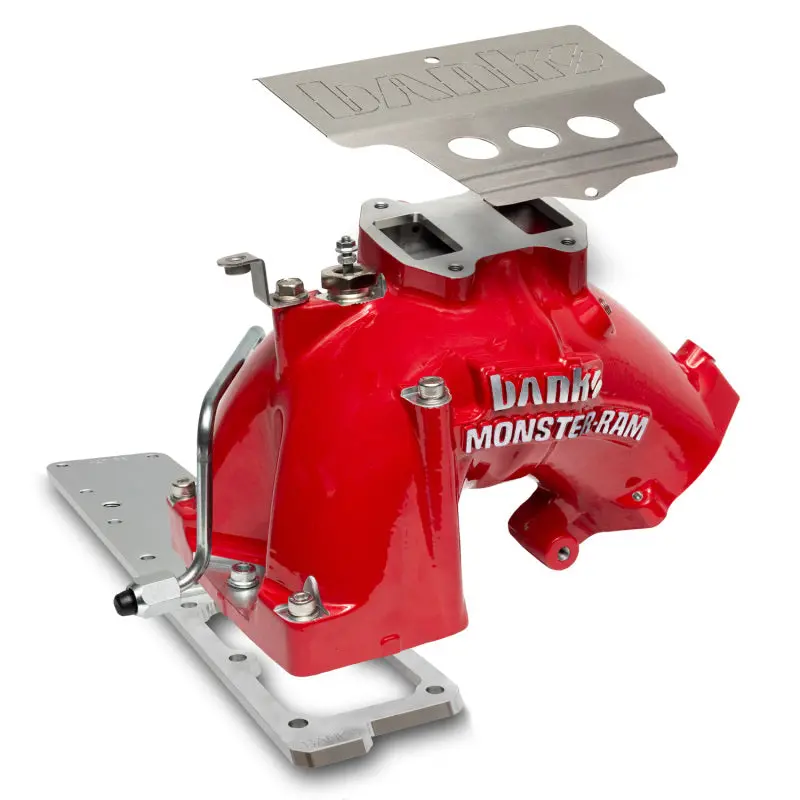 Banks Power 07.5-12 Ram Cab Chassis 6.7L Diesel Monster-Ram Intake System W/Fuel Line - Red 1