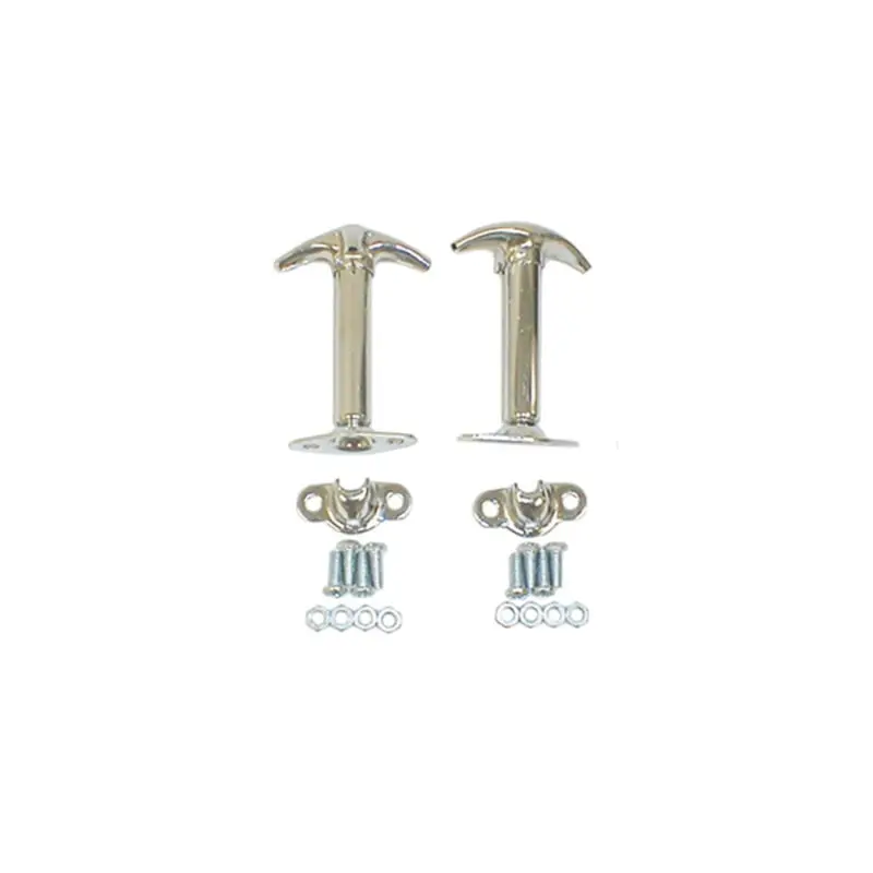 Rugged Ridge 41-95 Jeep Cj / Jeep Wrangler Yj Chrome Hood Catch Set 1
