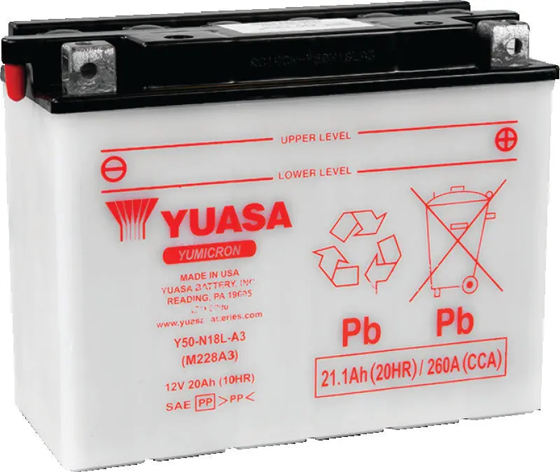 Yuasa Y50-N18l-A3 Yumicron 12-Volt Battery 1