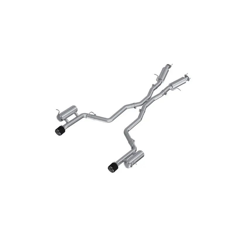Mbrp 2011+ Dodge Durango 3.6L V6 T304 Ss 3.0In Cat-Back Dual Rear Exit Exhaust W/ Carbon Fiber Tips 1