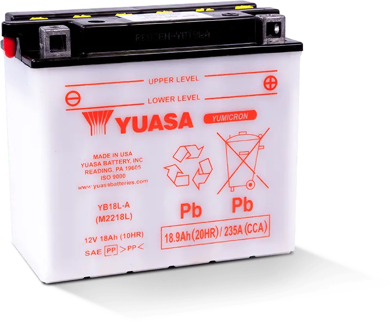 Yuasa Yb18l-A Yumicron 12-Volt Battery 1