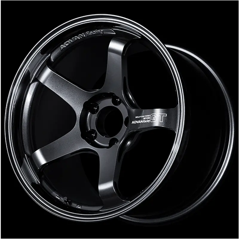 Advan Gt For Porsche 20X9 / Et +45 / 5X130 Bp Racing Titanium Black Wheel 1
