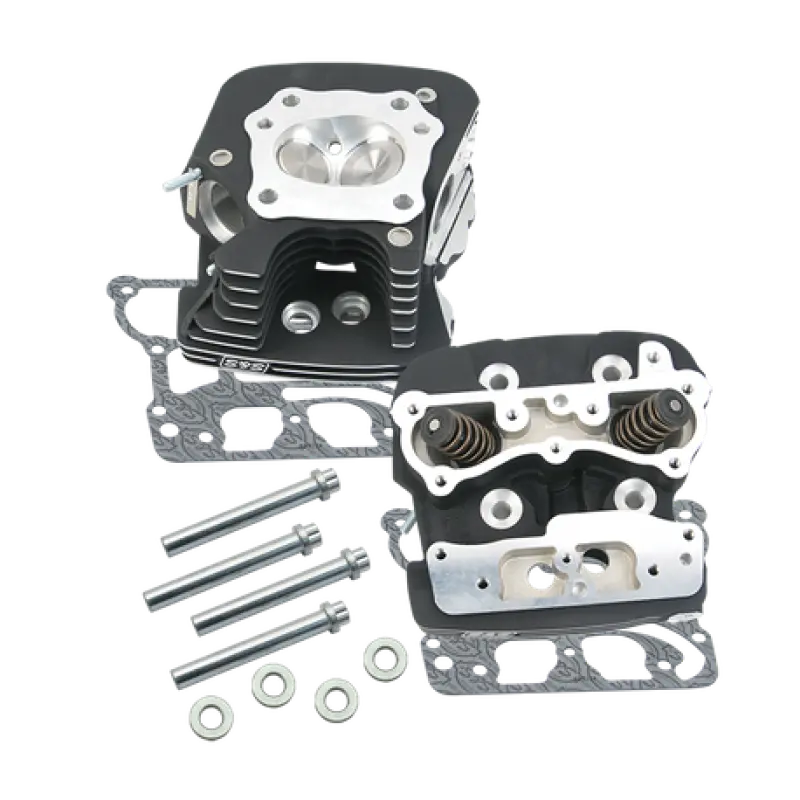 S&S Cycle 99-05 Bt .585In Rw Conical Steel/W/O Compression Release Head Kit - Black 1