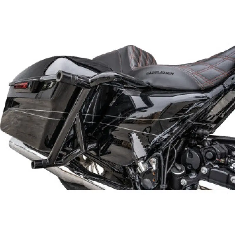 Burly Brand  14-Up Touring Brawler Kit Front And Rear - Black 1