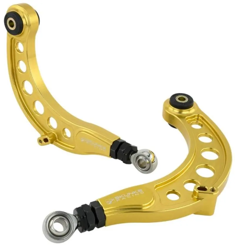 Skunk2 Pro Series 16-20 Honda Civic Gold Anodized Rear Camber Kit 1
