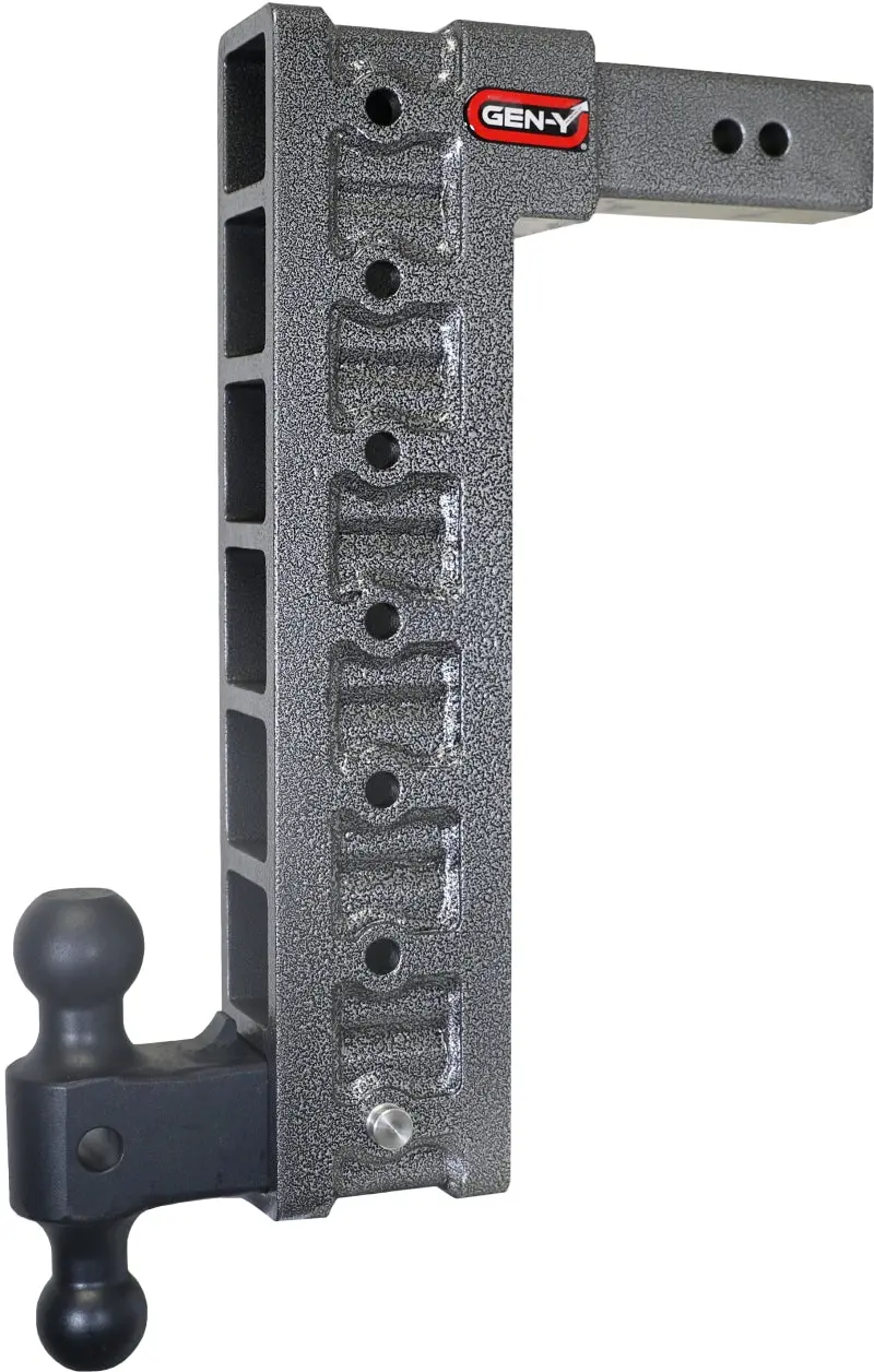 Gen-Y Mega Duty 2.5In Shank 18In Drop 3K Tw 21K Hitch W/Gh-061 Dual-Ball/Gh-0101 Stabilizer Kit 1