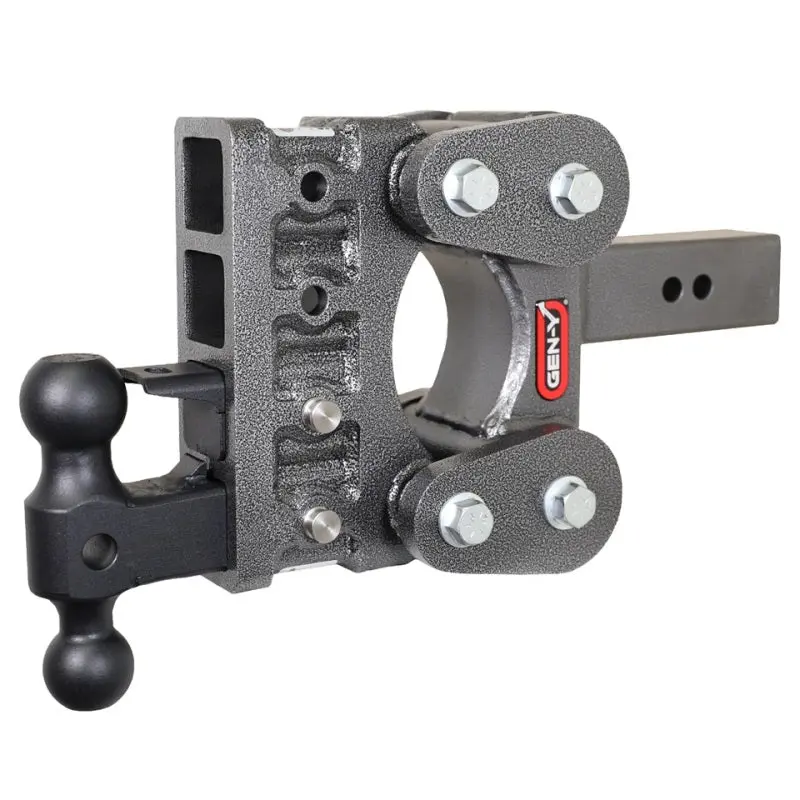 Gen-Y The Boss Torsion-Flex 2.5In Shank 5In Drop 16K Hitch W/Gh-051 Dual-Ball/Gh-032 Pintle Lock 1