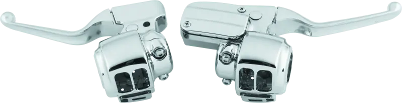 Bikers Choice 08-13 Touring Chrome Handlebar Control Kit W/O Switches 11/16 Bore 1