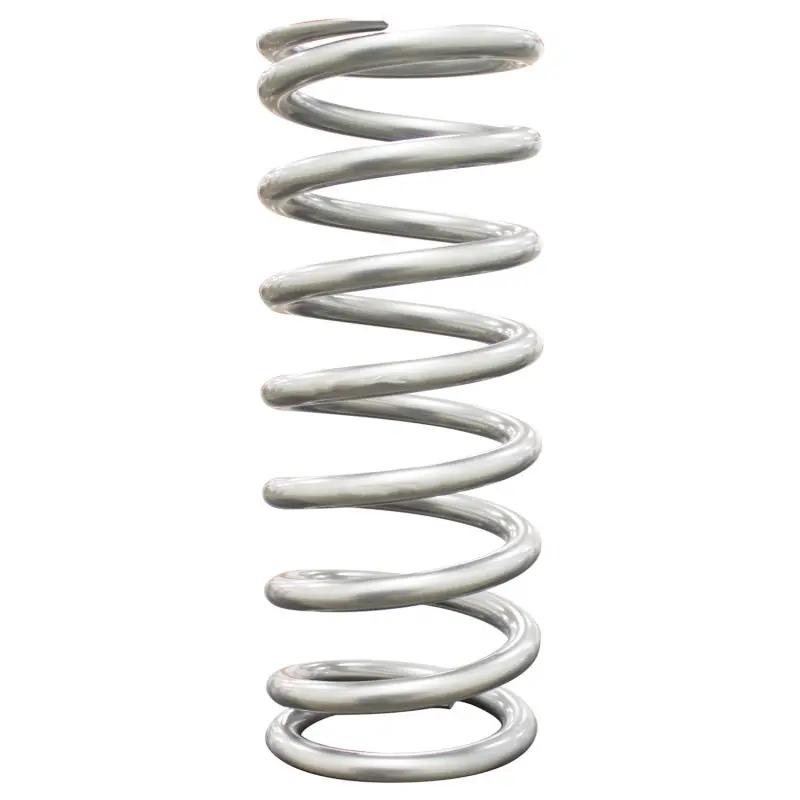 Qa1 2-1/2In Id High Travel Spring - 10In Length X 150Lbs/In - Silver Powder Coated 1