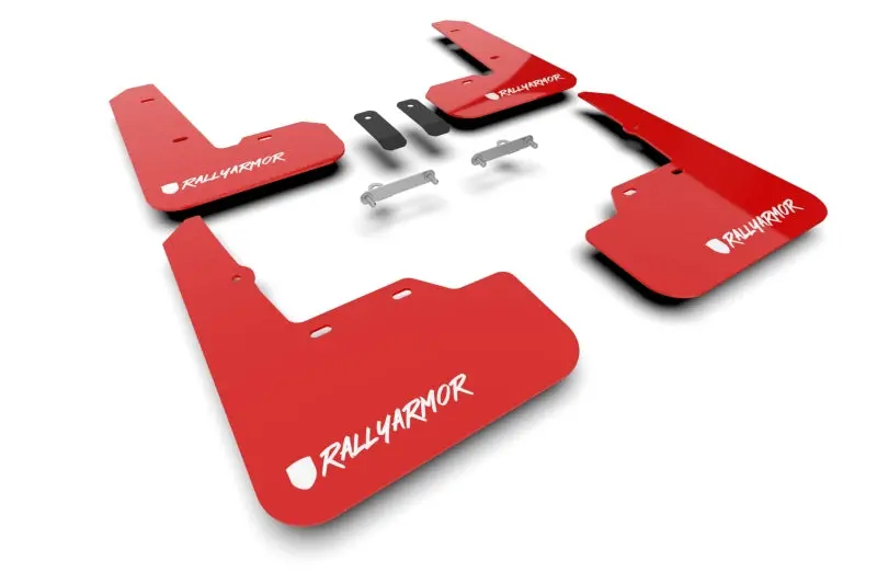 Rally Armor 22-25 Subaru Wrx Red Ur Mud Flap Altered Font White Logo 1