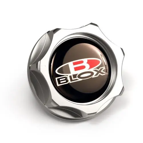 Blox Racing Billet Honda Oil Cap - Silver 1