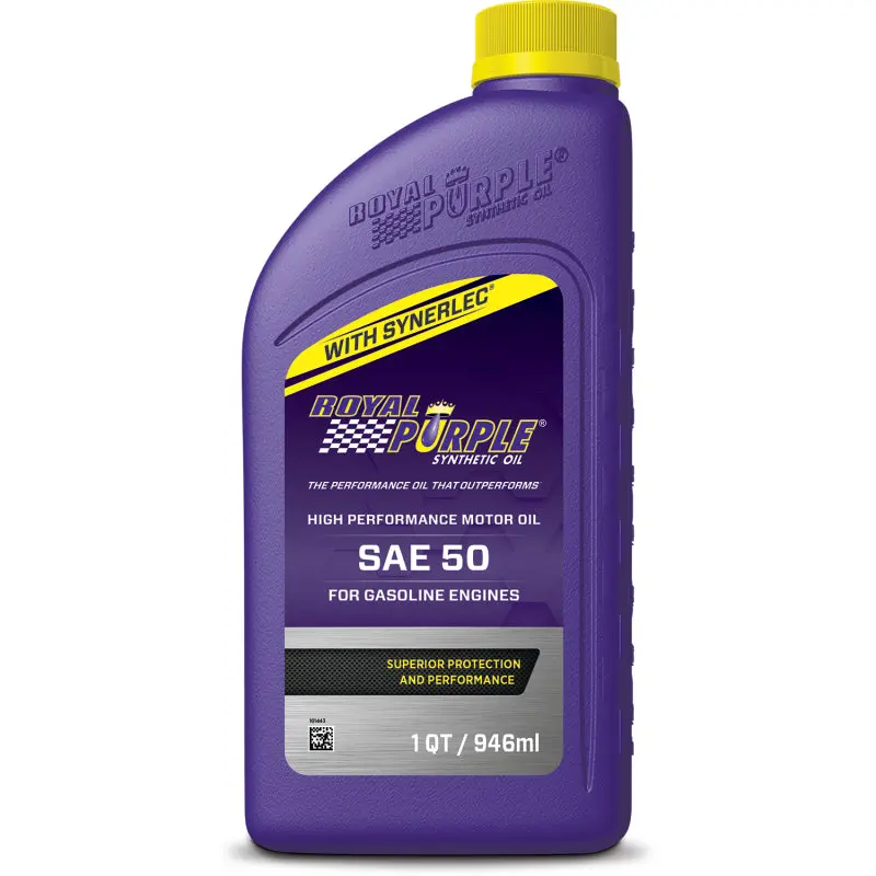Royal Purple Premium Synthetic High Performance Straight-Grade Sae 50 Motor Oil - 1 Quart 1