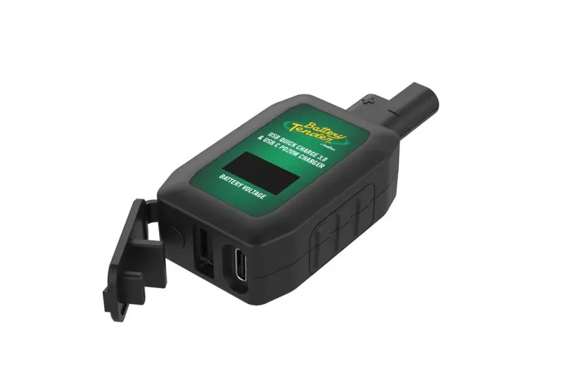 Battery Tender Lcd Voltage Indicator W/Usb Charging Adaptors 1