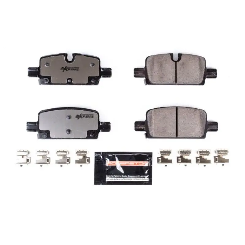 Power Stop 2019 Chevrolet Silverado 1500 Rear Z36 Truck & Tow Brake Pads W/Hardware 1