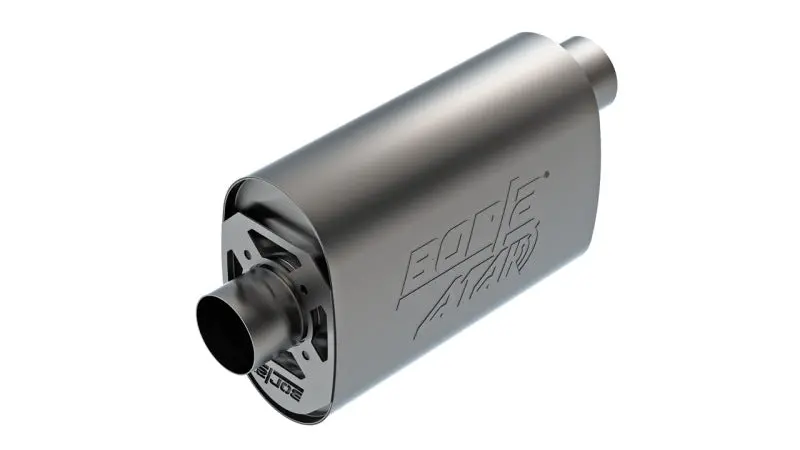 Borla Cratemuffler Ls3 3In Offset/Center 14In X 4.35In X 9.10In Oval Muffler Atak 1