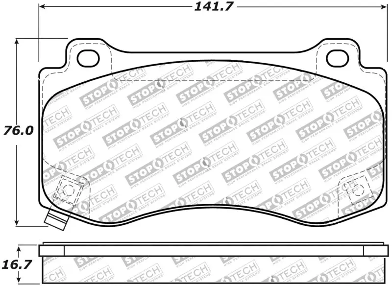 Stoptech Performance 06-08 Dodge Magnum Srt-8 / 06-09 Charger Srt-8 / 09-10 Challenger Srt-8 / 06-1 1