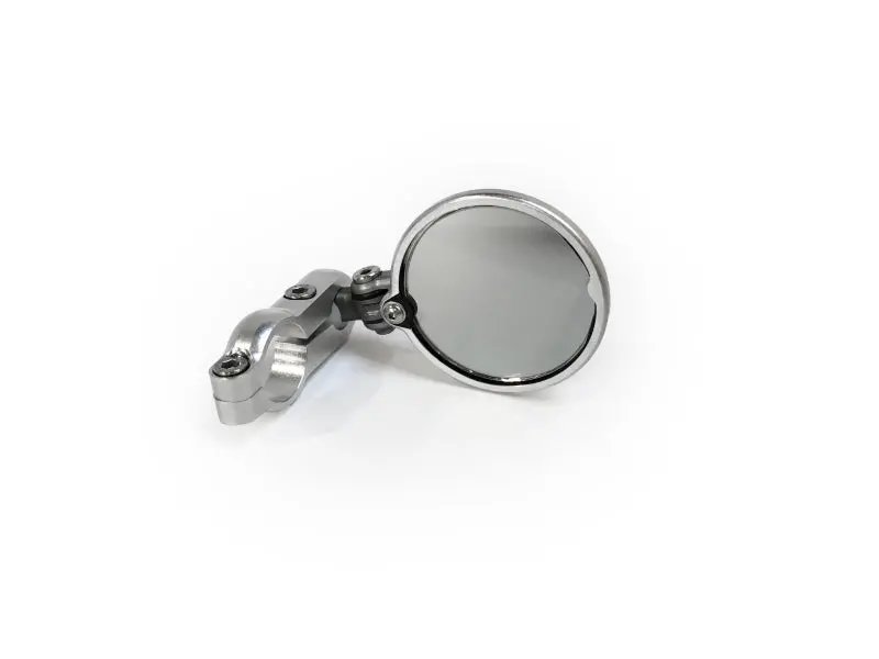 Crg Blindsight Folding 2 In. Round Bar-End Mirror - Silver 1