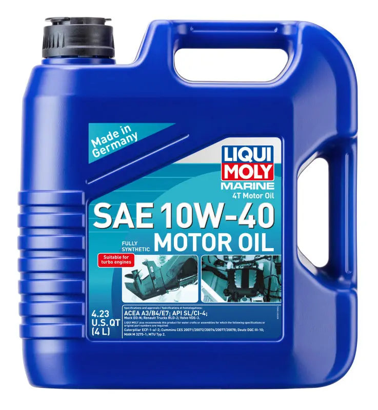 Liqui Moly 4L Marine 4T Motor Oil Sae 10W40 1