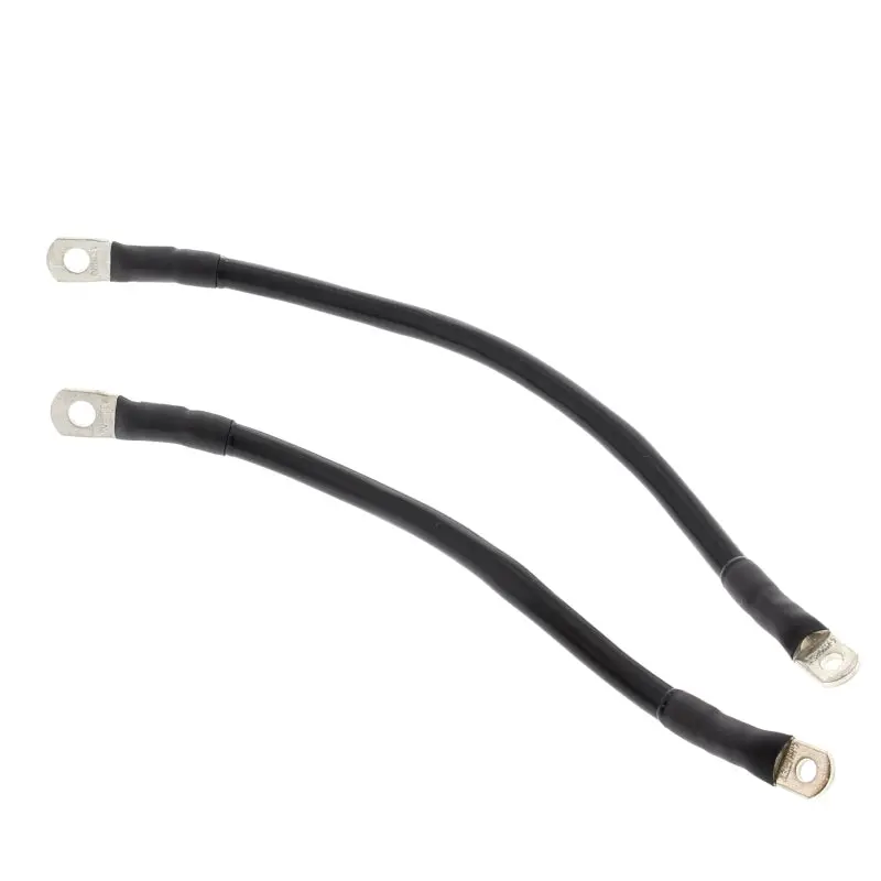 All Balls Racing 93-96 Harley Flstc Heritage Classic Battery Cable Kit Black 1