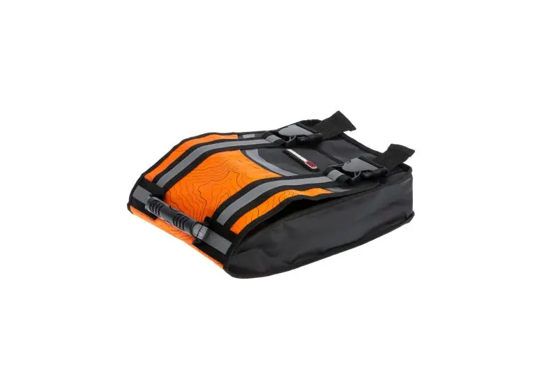 Arb Compact Recovery Bag Orange And Black Topographic Styling Pvc Material Dual Internal Pockets 1