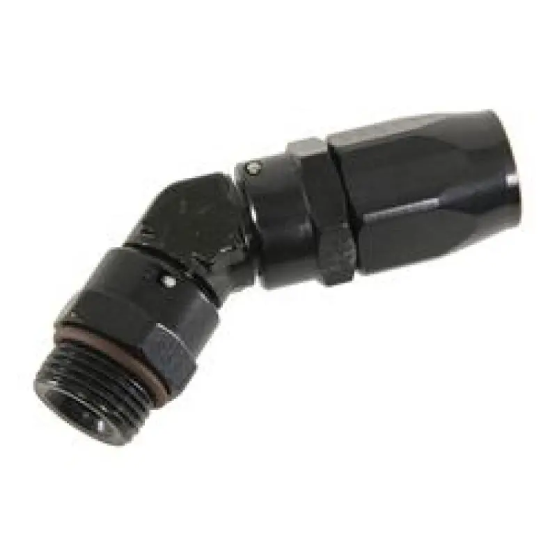 Fragola -10An X 45 Degree X 3/4-16 (8) Hose End - Black 1