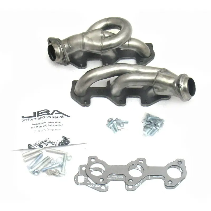 Jba 02-08 Dodge Ram 3.7L V6 1-1/2In Primary Raw 409Ss Cat4ward Header 1