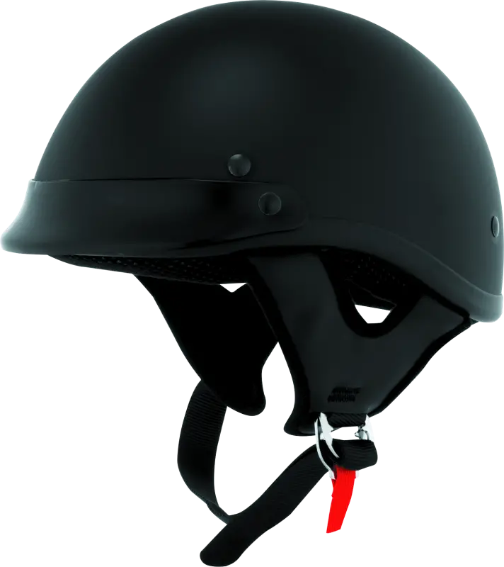 Skid Lids Traditional Helmet Flat Black - Small 1