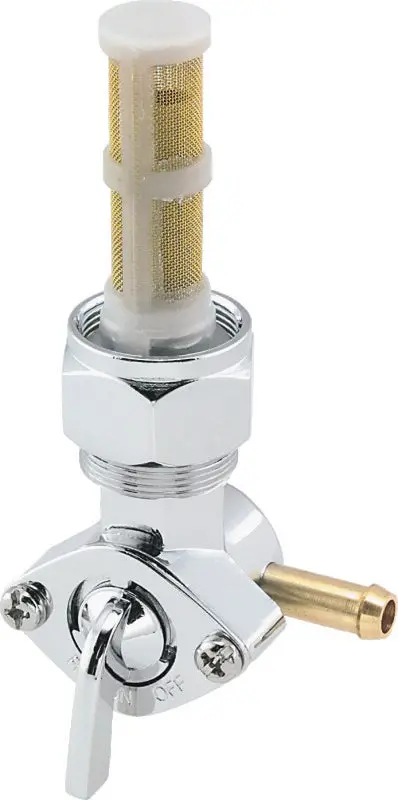 Bikers Choice 78-86 Big Twin & Xl Chrome 22Mm Petcock Straight Right Facing Outlet 1