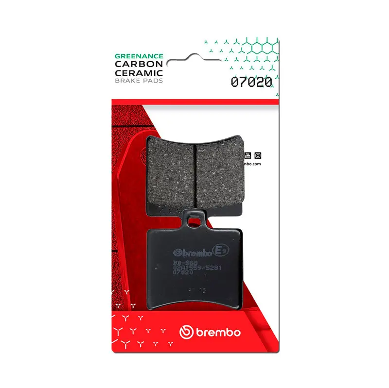Brembo Oe Malaguti Madison/Malaguti Password/Malaguti Phantom Carbon Ceramic Brake Pad - Rear 1
