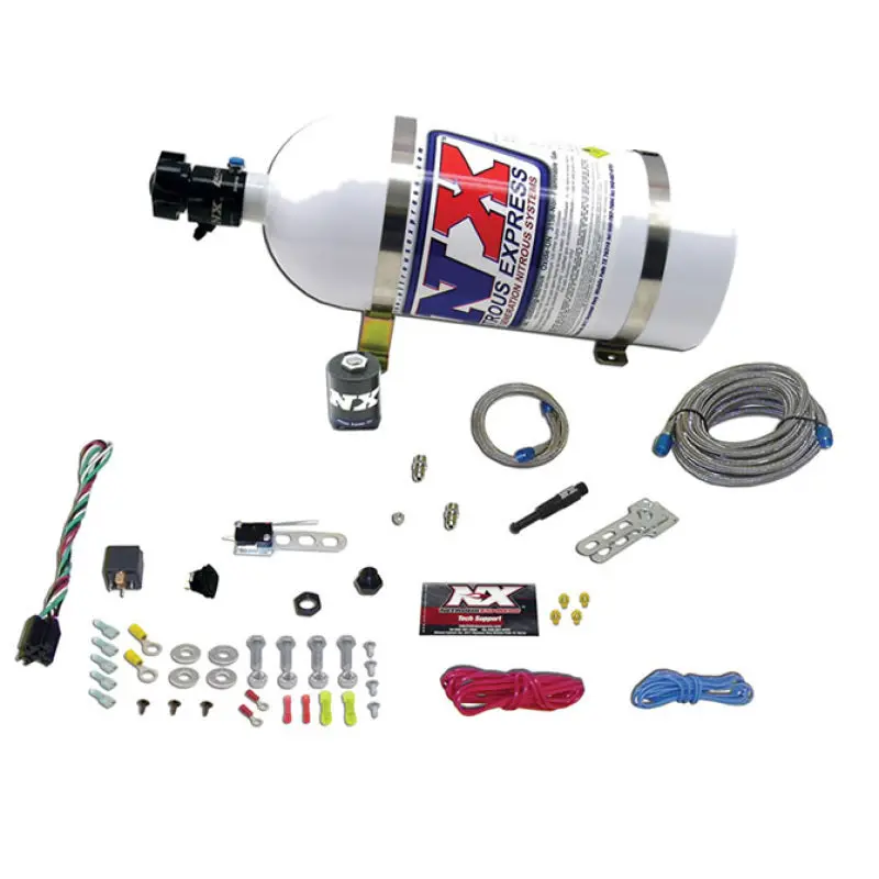 Nitrous Express Dry Efi Single Nozzle Nitrous Kit (35-150Hp) W/15Lb Bottle 1
