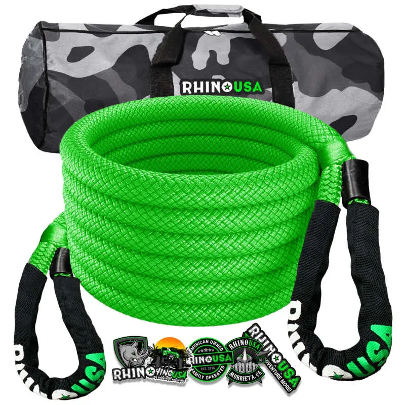 Rhino Usa Kinetic Energy Recovery Rope (5/8In X 20Ft) Green 1