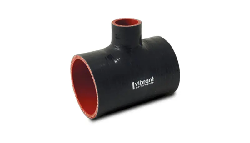 Vibrant Silicone T-Hose Coupler Hose Id 2In Overall Length 4In Branch Id 1In 1