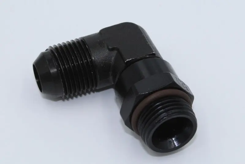 Fragola -8An X 7/8 - 14 (10) 90 Degree Swivel - Black 1