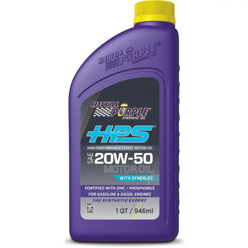 Royal Purple Hps Synthetic High Performance Street 20W-50 Motor Oil - 1 Quart 2