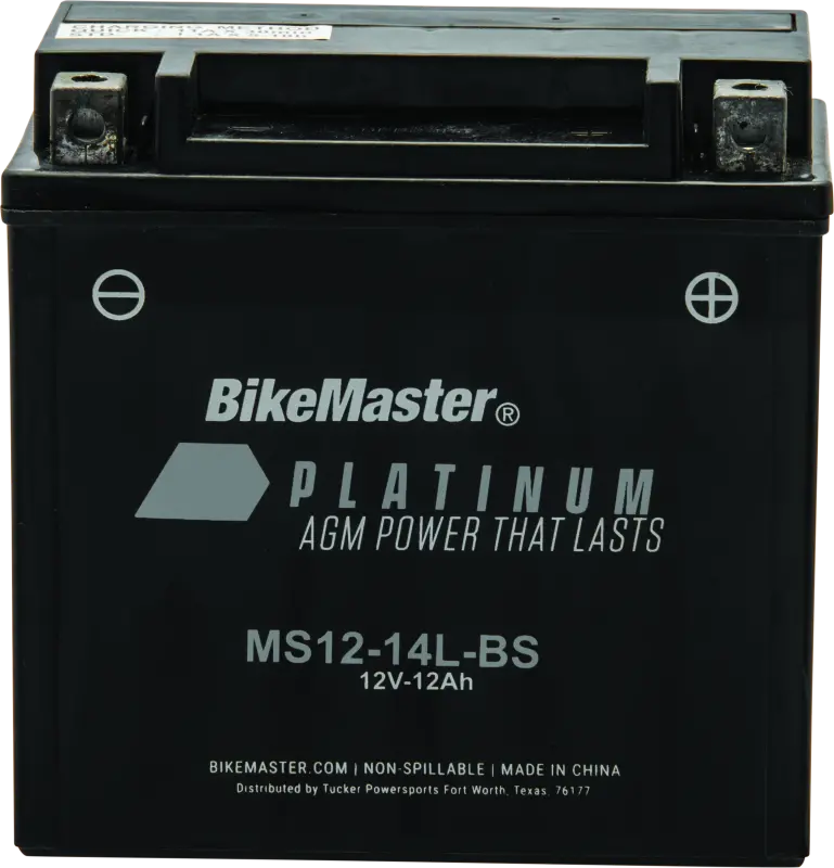 Bikemaster Agm Battery - Ms12-14L-Bs 1