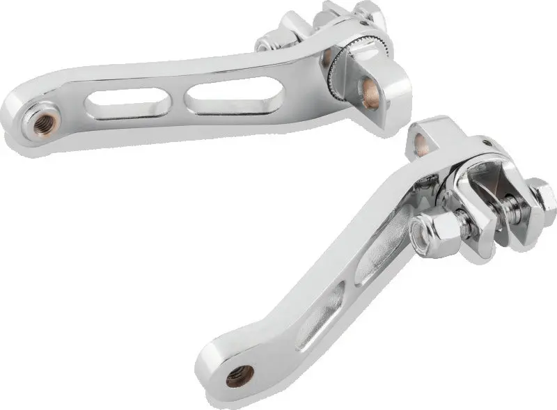 Bikers Choice Adjustable Forward Control Heel Rest Kit 89-Up Fxst 93-02 Fxdwg Replaces H-D 50227-01 1