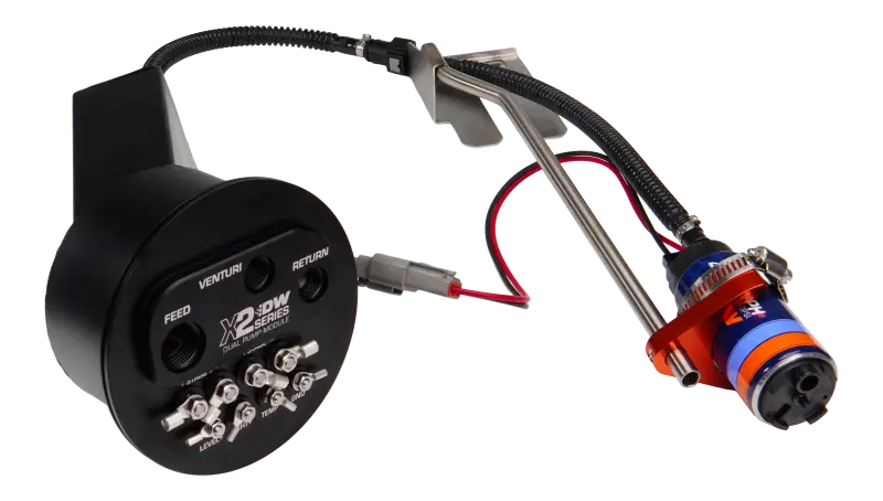 Deatschwerks 94-02 Nissan Silvia And Skyline X2 Surge Module With Dw420 Pumps And Install Kit 1