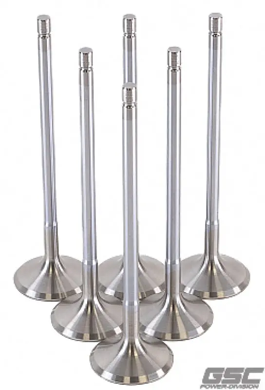 Gsc P-D Toyota G16e-Gts 32Mm Head (Std) Chrome Polished Exhaust Valve - Set Of 6 1