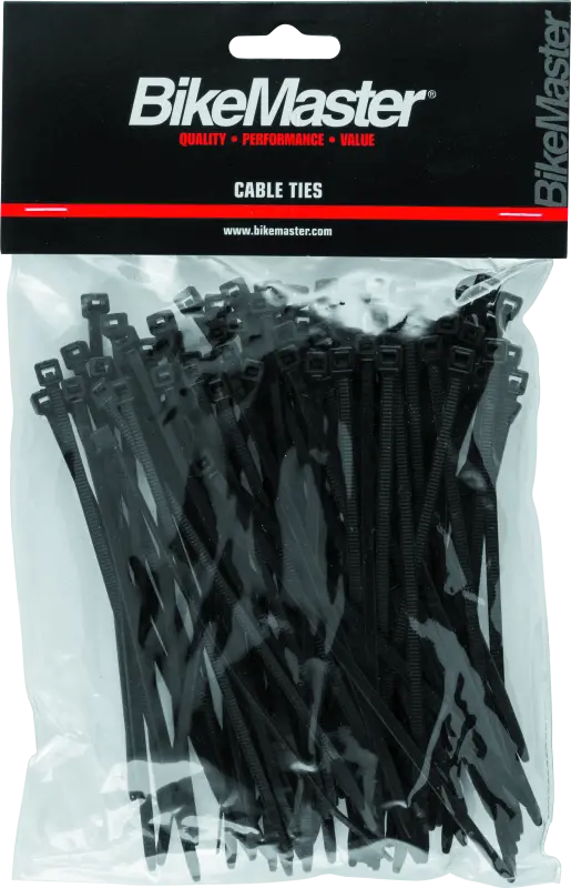 Bikemaster 5.5In Cable Ties (Pack Of 100) - Black 1