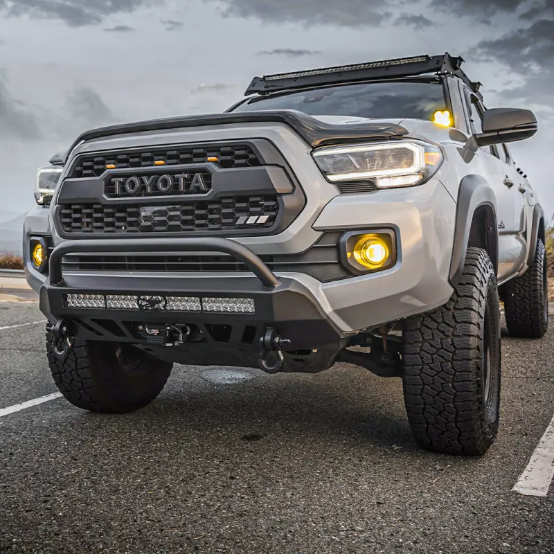 Cali Raised 16-23 Toyota Tacoma Stealth Bumper - Bull Bar / No Light Bar 1