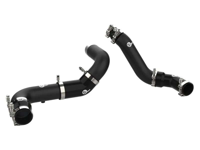 Afe 16-19 Ram 1500 V6 3.0L (Td) Bladerunner 3In Aluminum Hot & Cold Charge Pipe Kit - Black 1