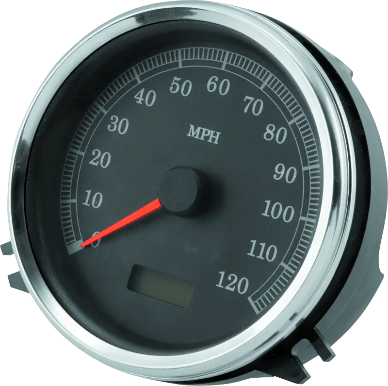 Bikers Choice 99-03 Softail Replacement Speedometer 5 Inch Electronic Black Face 1