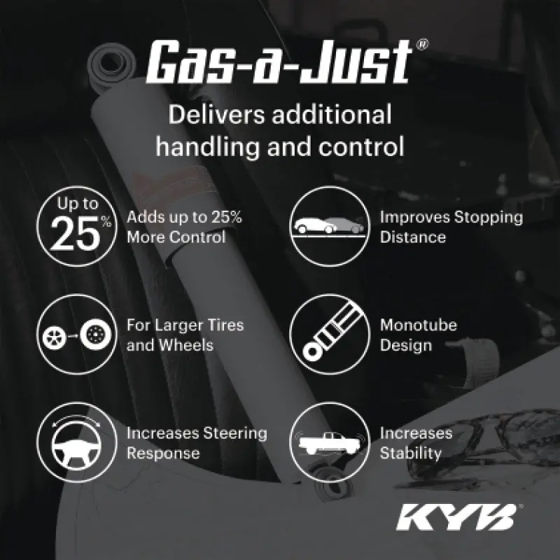 Kyb 10-13 Mazda 3 (Exc. Mazdaspeed) Gas-A-Just Shock - Rear 2