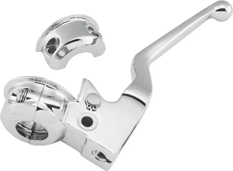 Bikers Choice 82-95 Big Twin / Xl Chrome Clutch Lever With Bracket 1