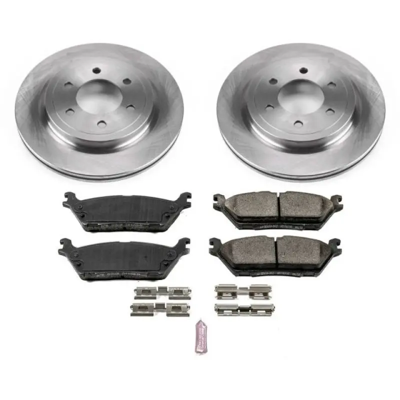 Power Stop 2018 Ford Expedition Rear Autospecialty Brake Kit 1